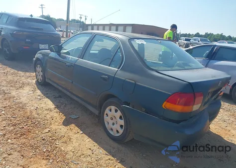 1998 Honda Civic Lx из США, поврежденный, VIN 2HGEJ6572WH606692